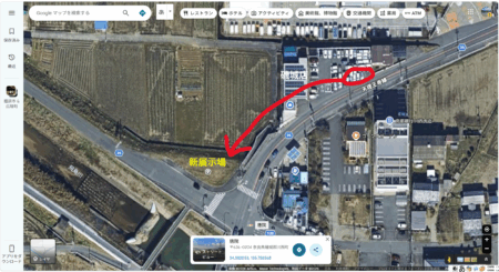 中古車展示場が変わりました